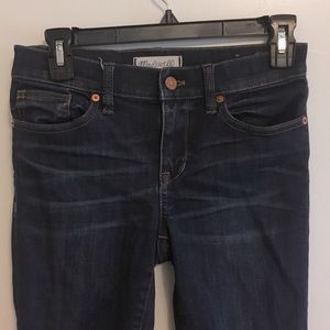 Madewell Dark Wash Skinny Skinny Jeans